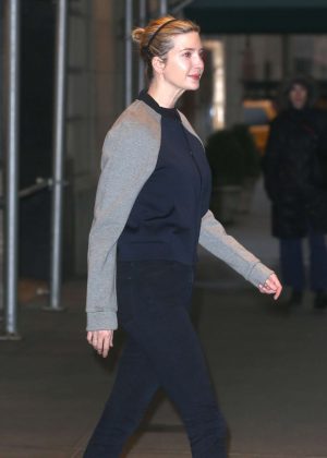 Ivanka Trump - Heads to the Gym in New York City