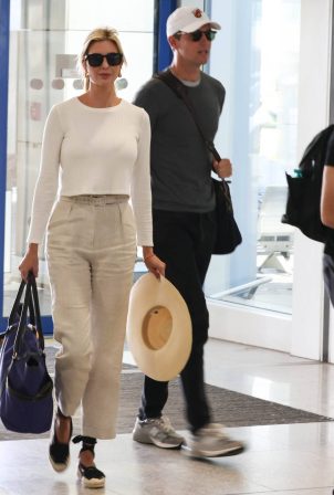 Ivanka Trump - With Jared Kushner are spotted arriving at the airport in Athens
