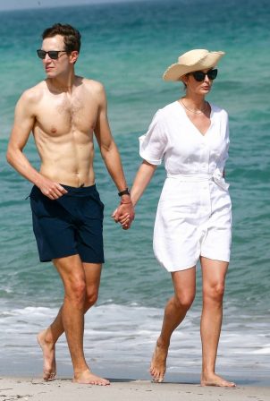 Ivanka Trump - With Jared Kushner on the beach in Miami