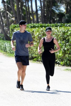 Ivanka Trump - With Jared Kushner seen while jogging together in Miami