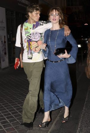 Ivy Getty - Seen with boyfriend Jordan Barrett in Paris