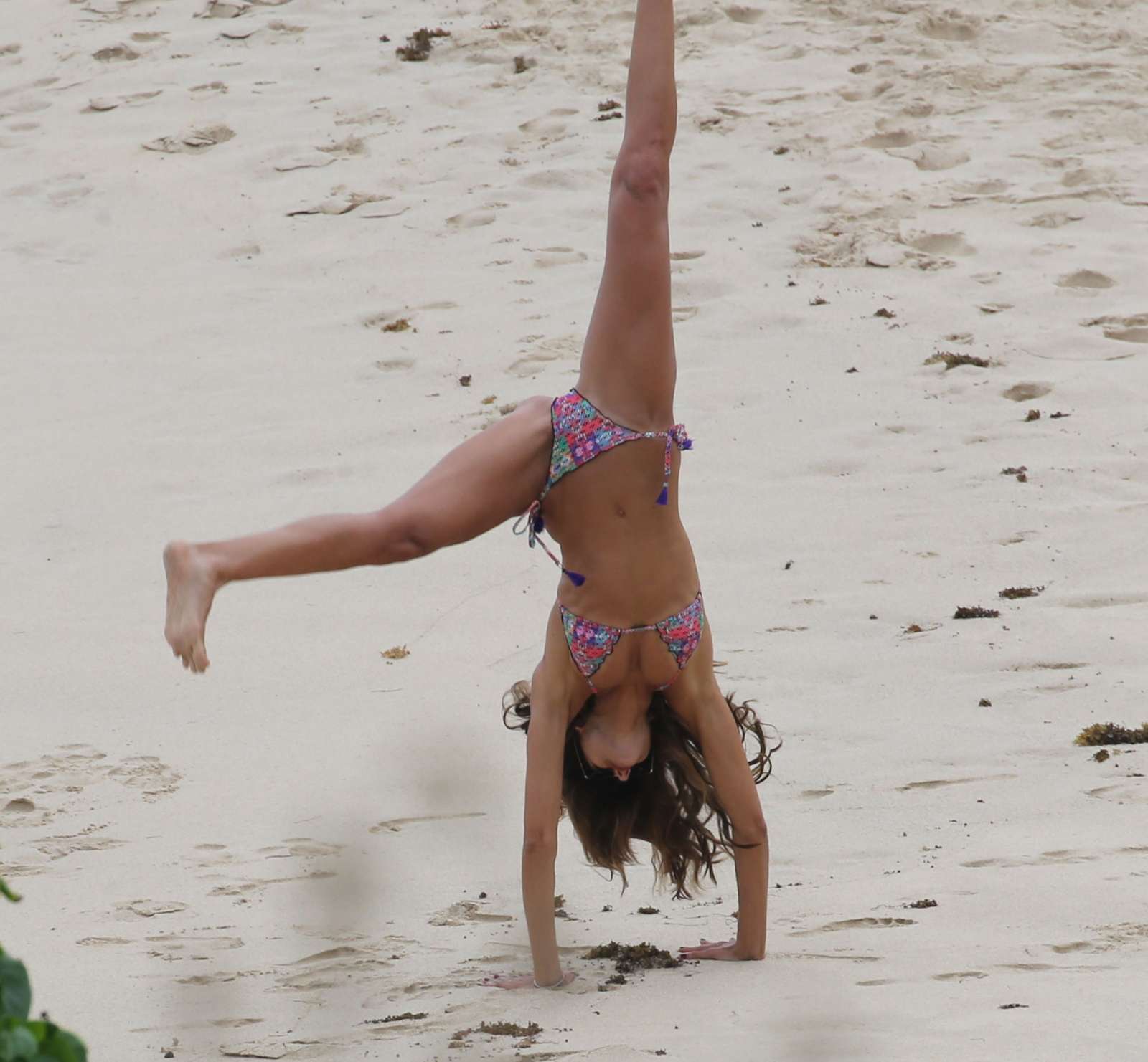 Izabel Goulard Hot in Bikini on the beach in St Barth. 