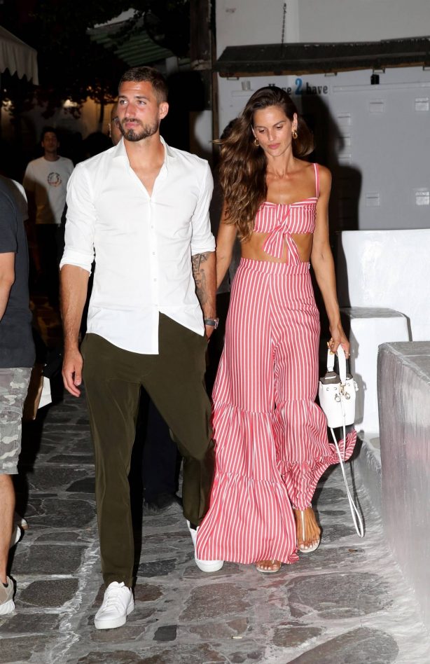 Izabel Goulart and Kevin Trapp - Night Out on Mykonos