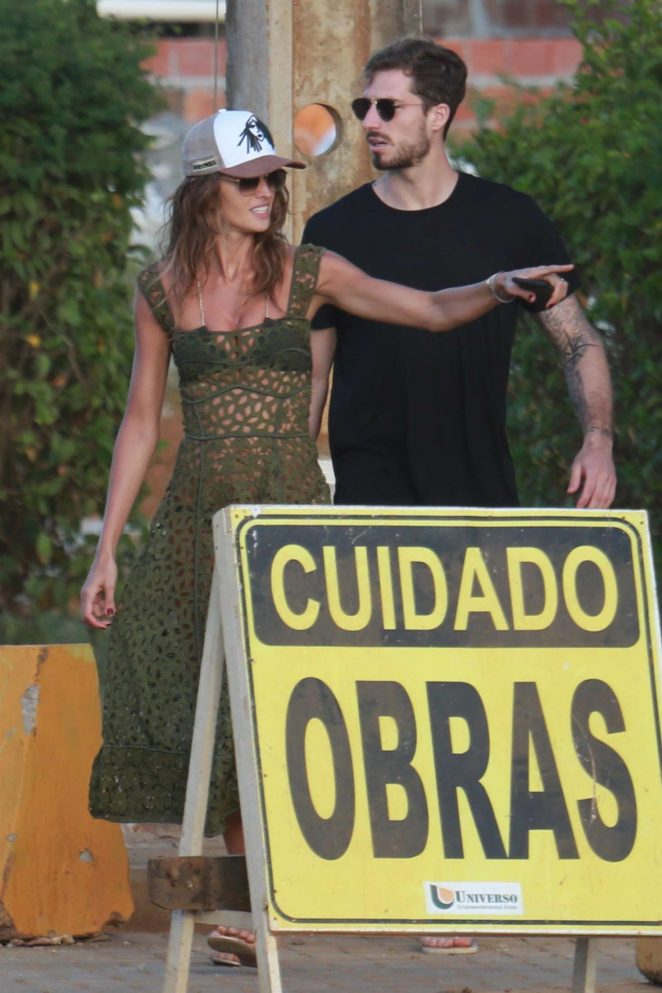 Izabel Goulart and Kevin Trapp out in Brazil