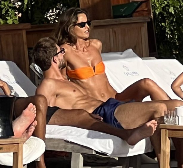 Izabel Goulart - With Kevin Trapp seen at the beach in St Barth