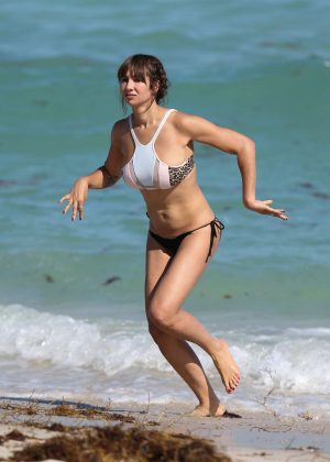 Jackie Cruz in Bikini on Miami Beach