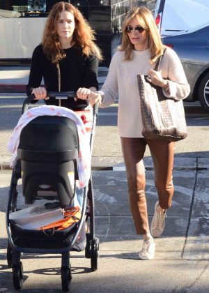 Jaclyn Smith with daughter Spencer Margaret Richmond out in Beverly Hills