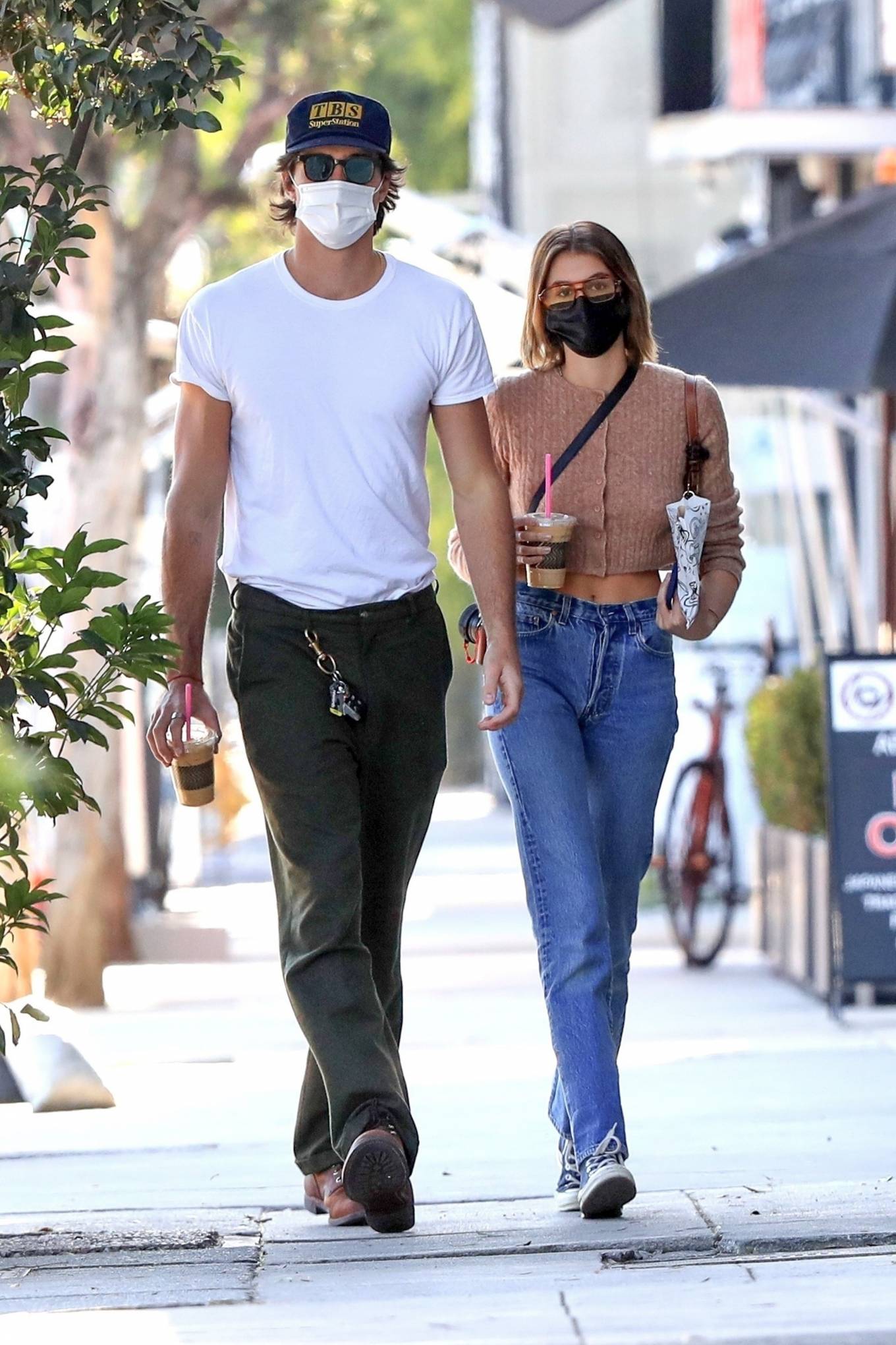 Jacob Elordi and Kaia Gerber - Out for an iced coffee in Los Angeles-19 ...
