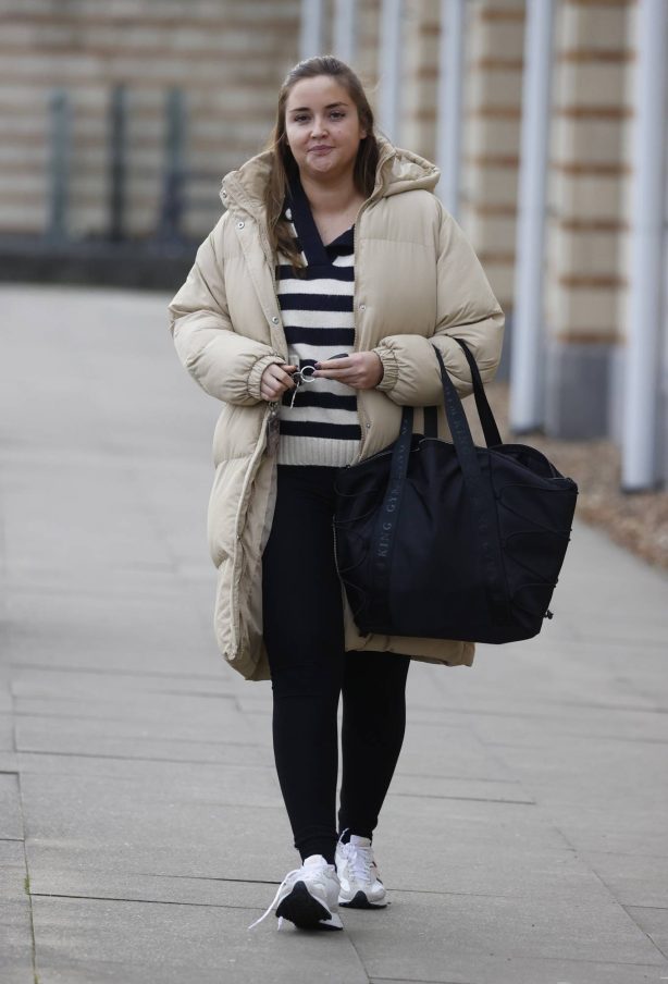 Jacqueline Jossa - Is seen leaving the gym in Essex