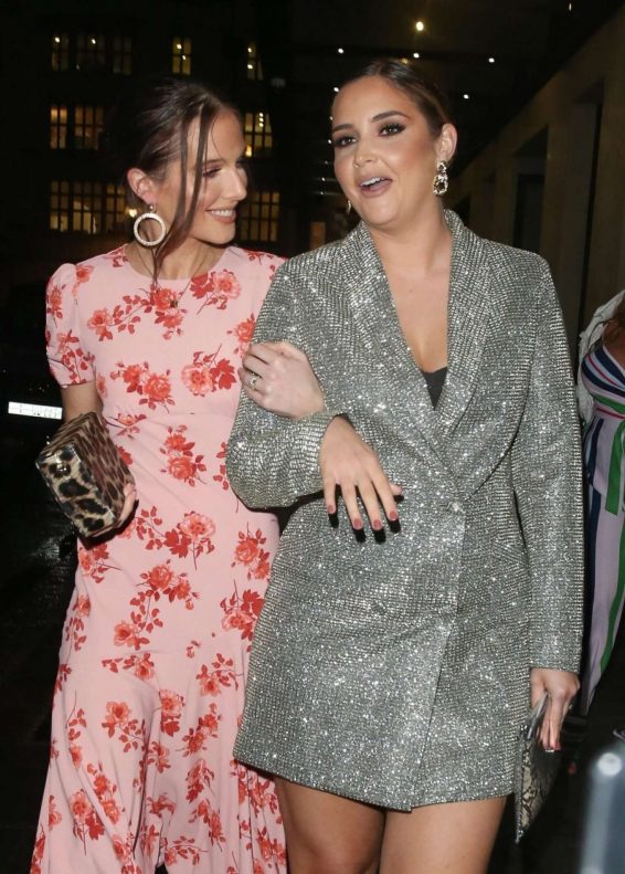 Jacqueline Jossa Osborne and Helen Flanagan - spotted out and about in Mayfair