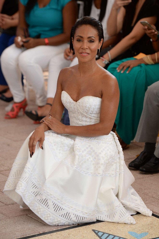 Jada Pinkett Smith - Honored with a star on the Miami Walk of Fame in Miami