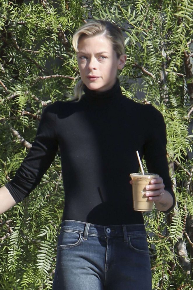 Jaime King in Jeans Out For Breakfast in West Hollywood