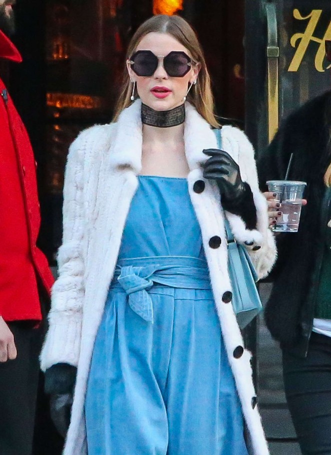 Jaime King - Leaving The Bowery Hotel in New York City