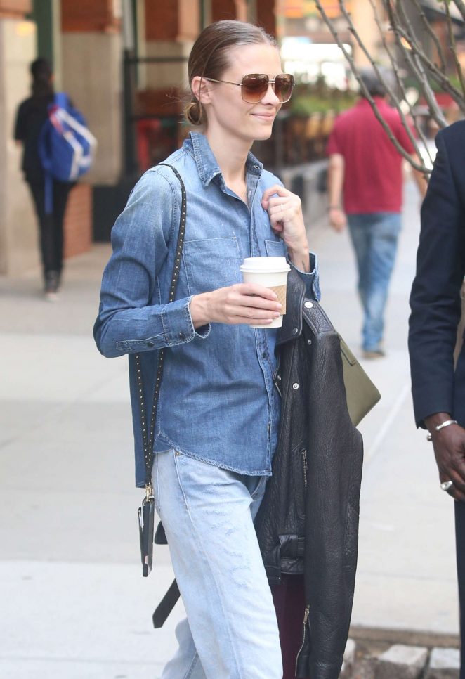 Jaime King out in New York City