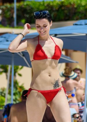 Jaimie Alexander in Bikini on vacation in Cancun