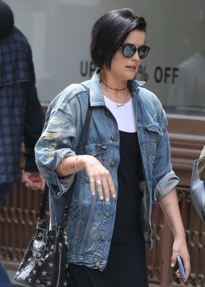 Jaimie Alexander Out Shopping in New York