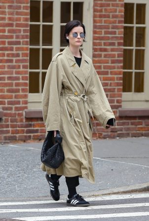 Jaimie Alexander - Seen while out for a solo stroll in New York