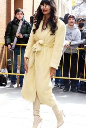 Jameela Jamil - Seen at ABC's The View in New York