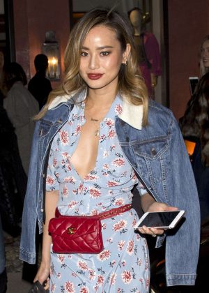 Jamie Chung at 'Veronica Beards' Boutique store in West Hollywood