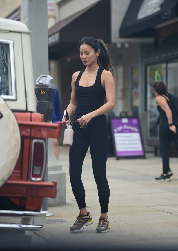 Jamie Chung - On a workout in Los Angeles