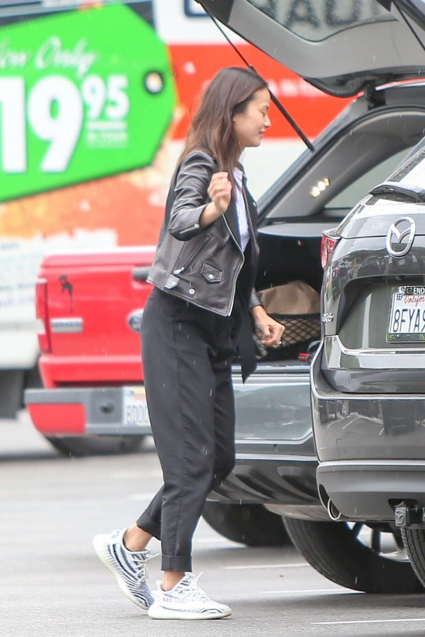 Jamie Chung - Outside Target in Los Angeles