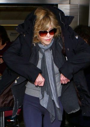 Jane Fonda at LAX Airport in Los Angeles