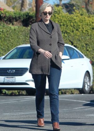 Jane Lynch in Jeans - Shopping in Hollywood