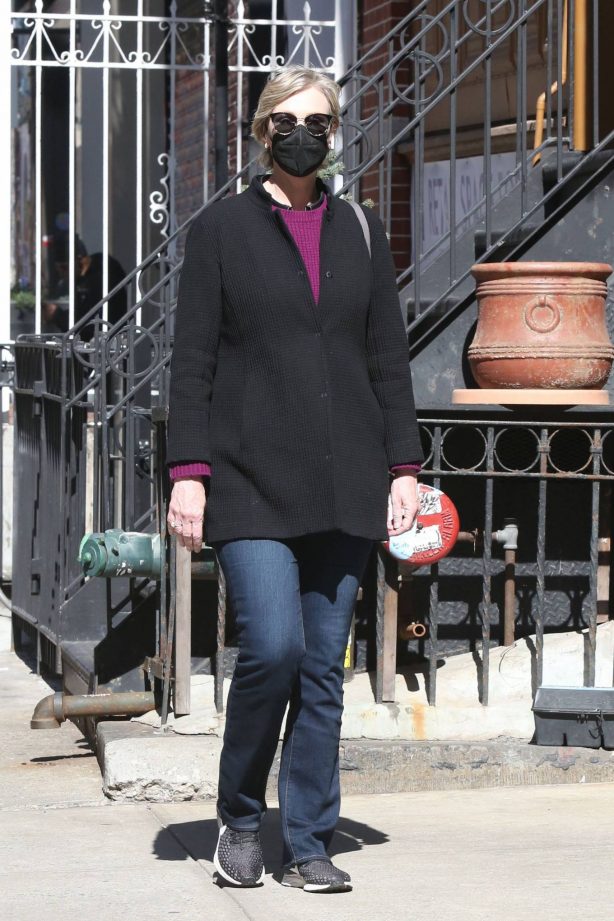 Jane Lynch - Is seen out in SoHo New York