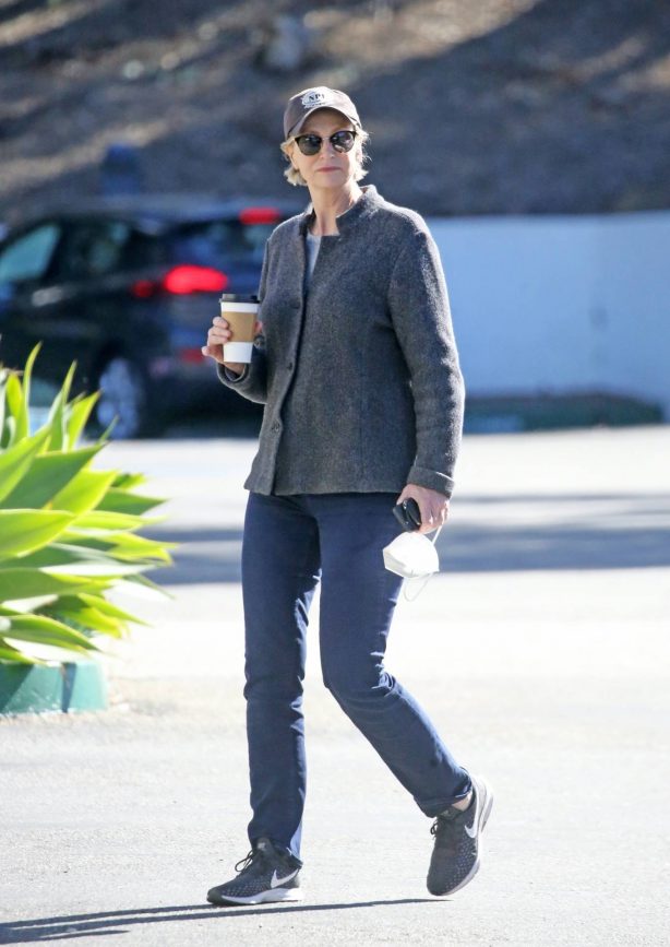 Jane Lynch - Out for a stroll in Los Angeles