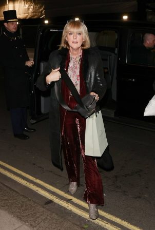 Jane Moore - Leaves the Fortune Theatre in London