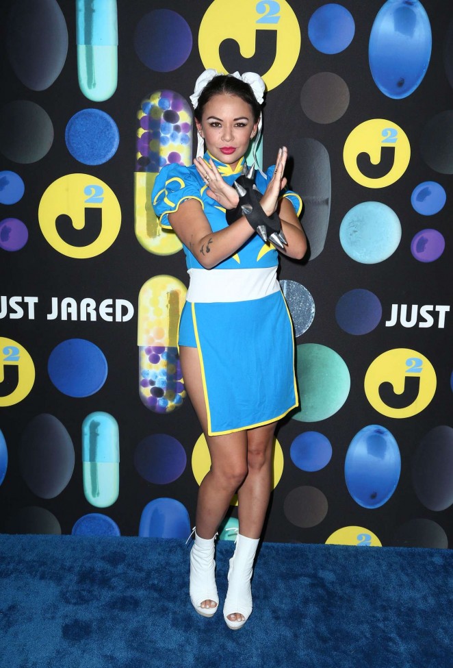 Janel Parrish - Just Jared Halloween Party in Hollywood
