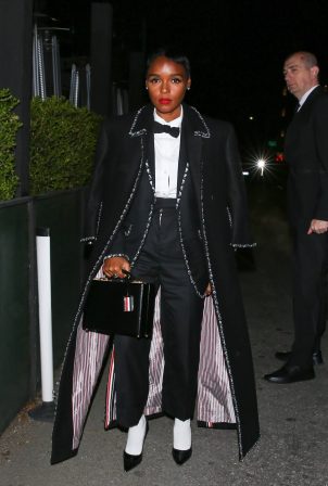 Janelle Monáe - Exit from Mr Chow restaurant in Beverly Hills