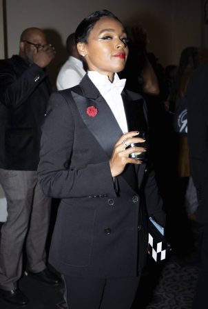 Janelle Monáe - Seen at an after-party in Los Angeles