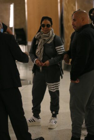 Janet Jackson- Flies out of JFK Airport in New York