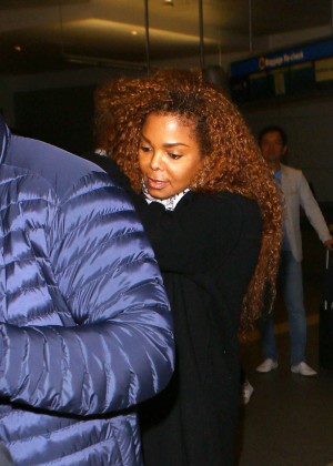 Janet Jackson with her bodyguard out in Los Angeles