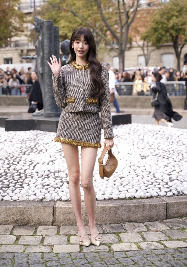Jang Won-young - Miu Miu Womenswear Spring-Summer 2024 show - Paris Fashion Week