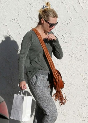 January Jones Out in Woodland Hills