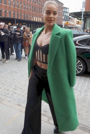 Jasmine Sanders - Seen by MeatPacking District during New York Fashion Week