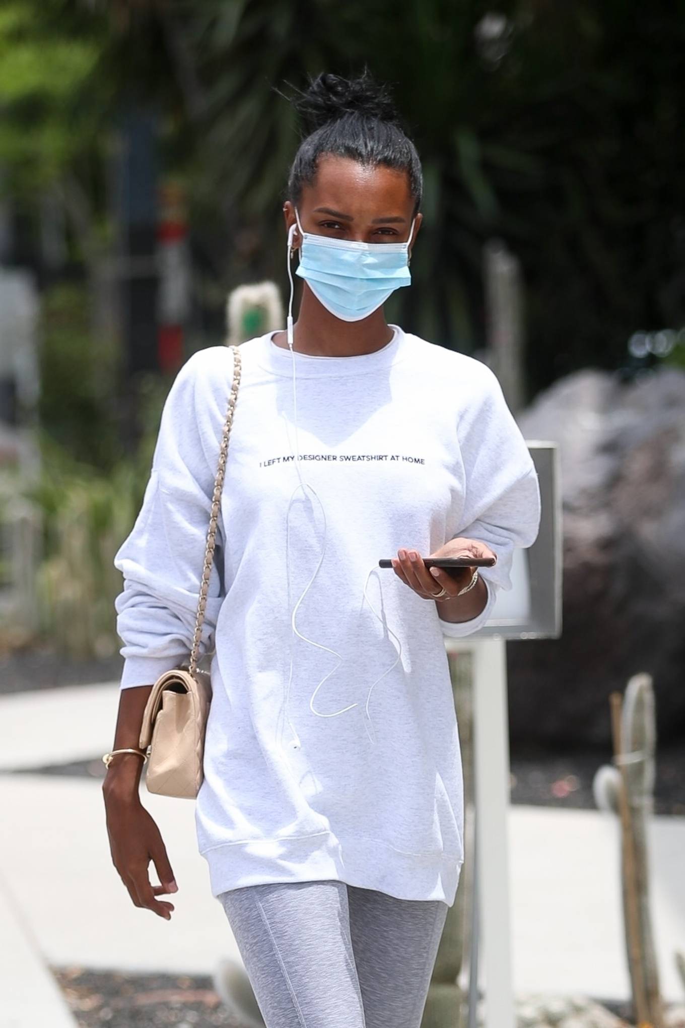 Jasmine Tookes Chantel Jeffries and Jocelyn Chew - Out for lunch in Los ...