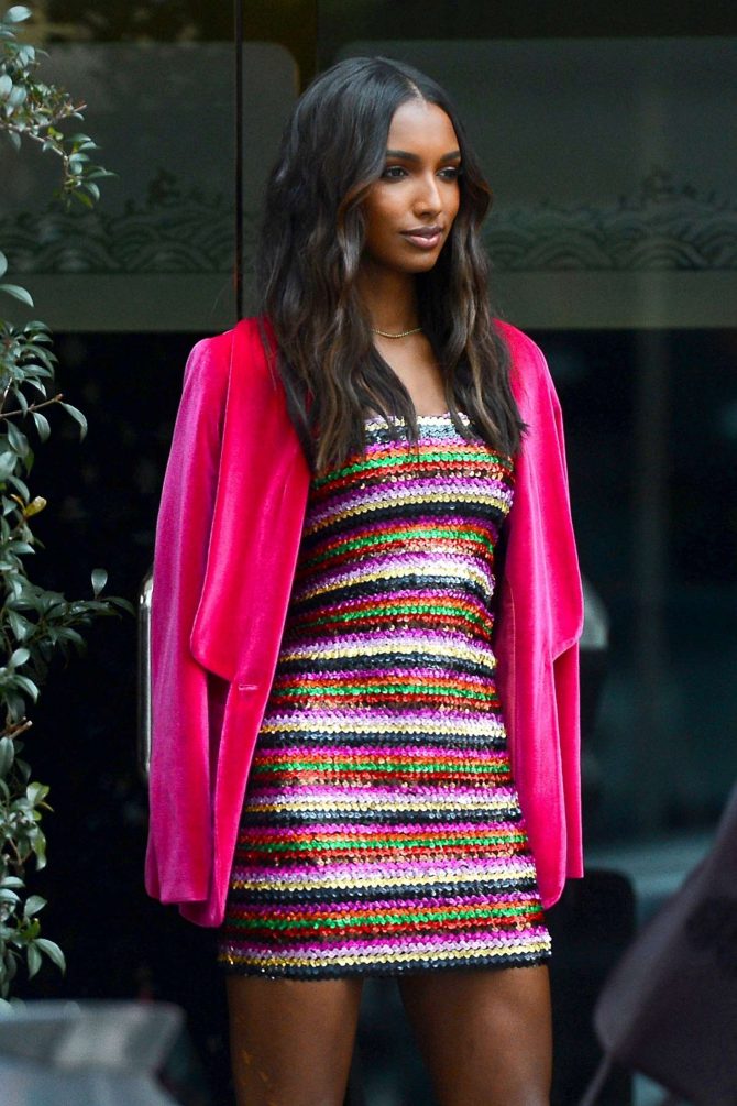 Jasmine Tookes - Leaves a Victoria Secret Party in Beverly Hills