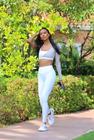 Jasmine Tookes - spotted out and about in Los Angeles, California