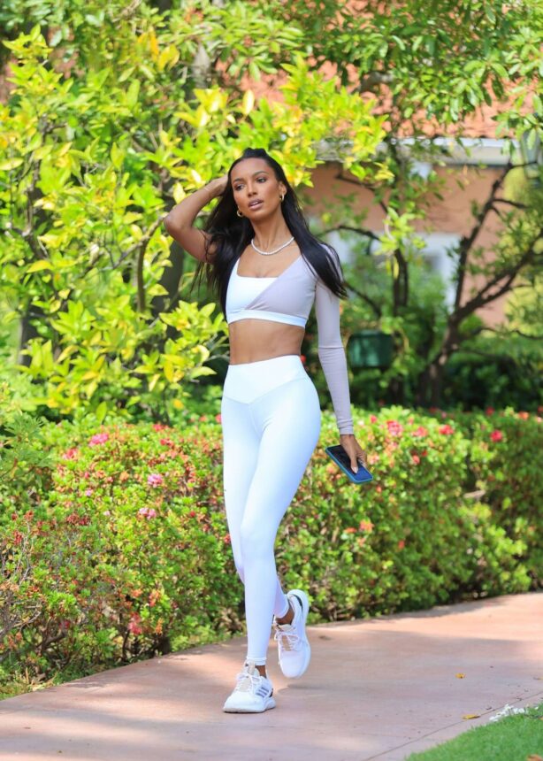 Jasmine Tookes - spotted out and about in Los Angeles, California