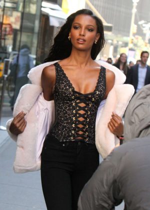 Jasmine Tookes - Victoria's Secret Fashion Show Fittings in New York