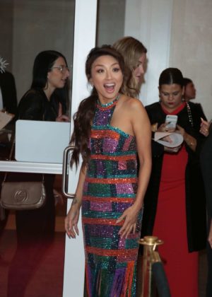 Jeannie Mai at Beverly Hilton Hotel in Beverly Hills