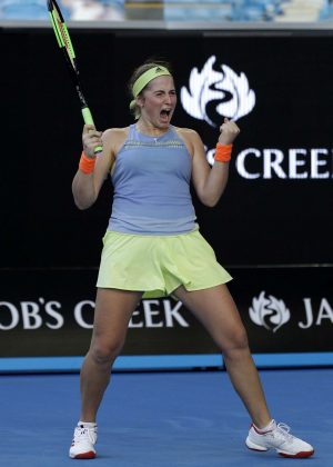 Jelena Ostapenko - 2018 Australian Open Grand Slam in Melbourne - Day 3