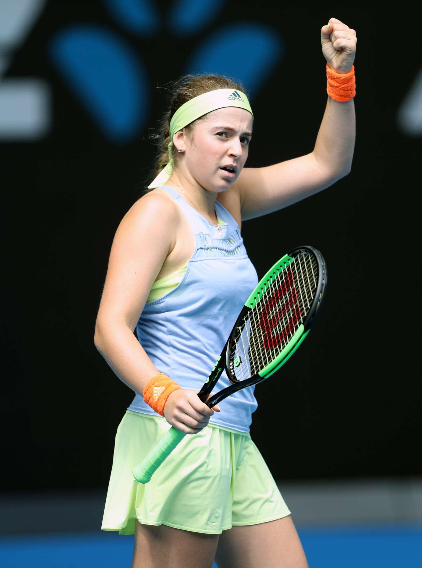 Jelena Ostapenko - 2018 Australian Open Grand Slam in Melbourne.