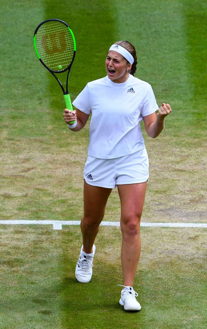 Jelena Ostapenko - 2018 Wimbledon Tennis Championships in London Day 8