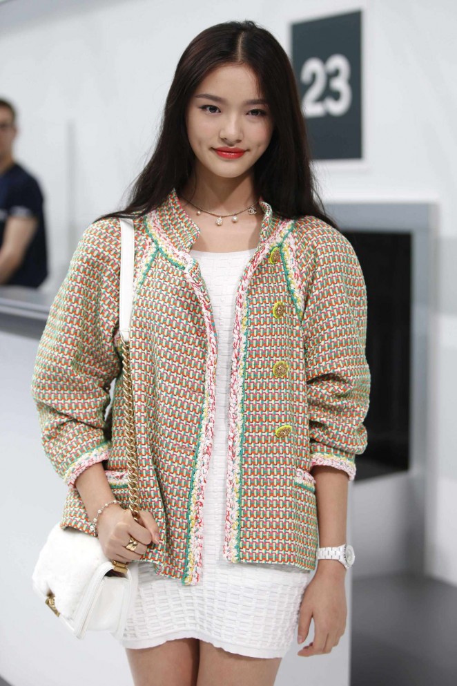 Jelly Lin - Chanel Show as part of Paris Fashion Week in Paris