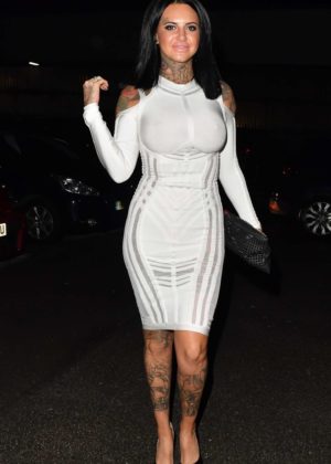 Jemma Lucy - Arriving at Bowlers Exhibition Centre in Manchester