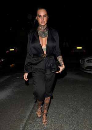Jemma Lucy at a boxing event at Bowlers Arena in Manchester